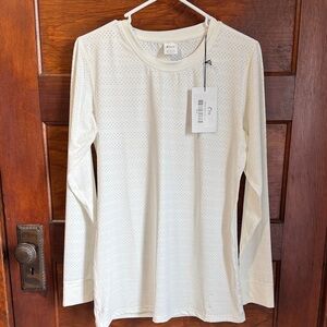 Zyia White Long Sleeve Top
